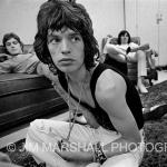 MIck Jagger backstage, 1972
