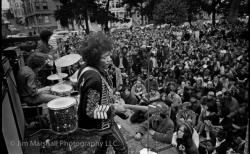 Jimi Hendrix, Summer of Love, at the Panhandle