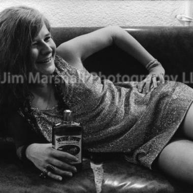 Janis Joplin, backstage at Winterland, San Francisco, 1968